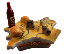 Load image into Gallery viewer, SKU# 10003 - A map of France with a sampling of her cheeses.
