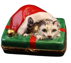 Artikelnummer 7124 - Weihnachtsmann-Katze