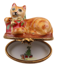 Load image into Gallery viewer, SKU# 7368 - Orange Tabby With Present
