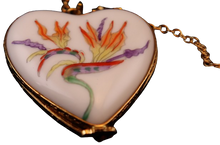 Load image into Gallery viewer, SKU# 8942 - Pendant  Necklace - Heart: Bird of Paradise -
