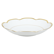 Load image into Gallery viewer, SKU# A220-NYM20775 - Margaux Gold Shallow Soup/Cereal bowl - Shape Nymphea - Size: 8.5&quot;
