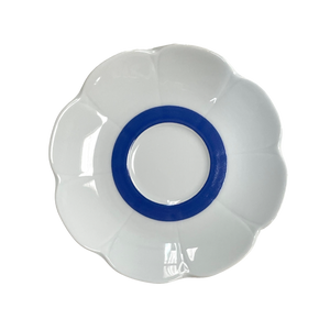 SKU# T200-NYM20447 - Fleur'T Bleu Tea Saucer - Shape Nymphea -