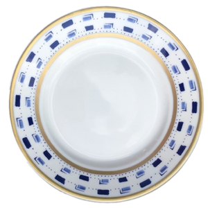 SKU# B160-REC20020 - La Bocca Bleu Bread & Butter Plate - Shape Recamier - Size: 6.25" -