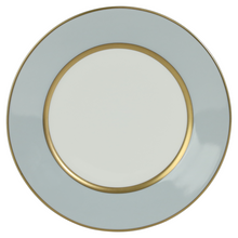 Load image into Gallery viewer, SKU# B160-REC20829 - Mak Grey Gold Bread &amp; Butter Plate - Shape Recamier - Size: 6.25&quot; -
