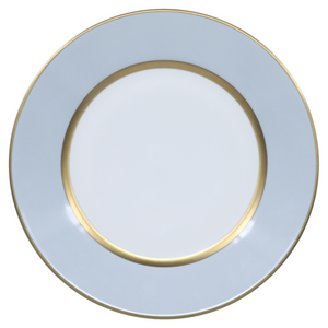 SKU# B220-REC20829 - Mak Grey Gold Dessert Plate - Shape Recamier - Size: 8.5" -