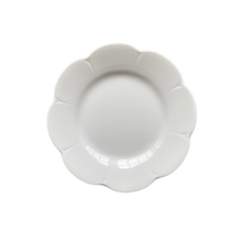 Load image into Gallery viewer, SKU# B160-NYM00001 - Nymphea White Bread &amp; Butter Plate - Shape Nymphea - Size: 6.25&quot; -
