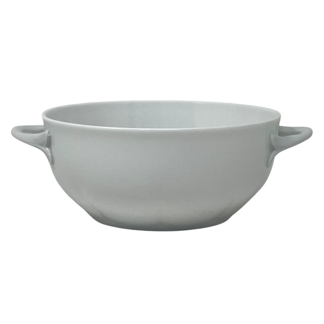 SKU# R500-NYM00001 - Nymphea White Cream Soup Cup - Shape Nymphea - Size: 10oz -