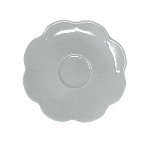 SKU# T100-NYM00001 - Nymphea White Coffee Saucer - Shape Nymphea