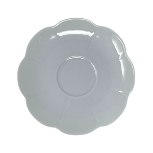 SKU# T200-NYM00001 - Platillo para té blanco Nymphea - Forma Nymphea