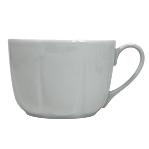 SKU# R400-NYM00001 - Nymphea White Breakfast Cup - Shape Nymphea - Size: 10oz