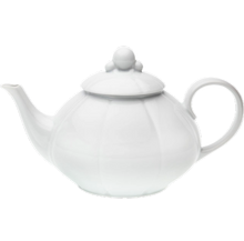 Load image into Gallery viewer, SKU# S120-NYM00001 - Nymphea White Teapot - Shape Nymphea - Size: 30oz
