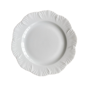 SKU# B220-OCE00001 - Ocean White Dessert Plate - Shape Ocean - Size: 8.5"