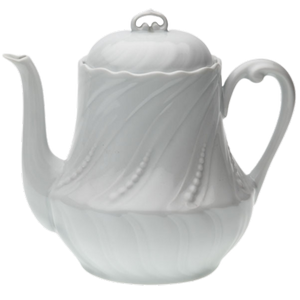 SKU# S120-OCE00001 - Ocean White Teapot - Shape Ocean - Size: 30oz