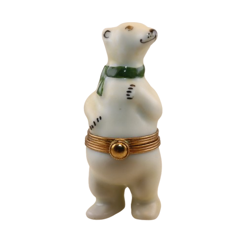 SKU# R108 - OSO POLAR CON BUFANDA VERDE