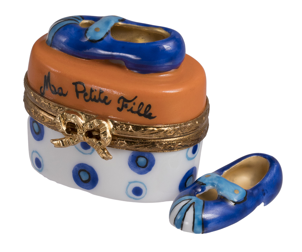 Artikelnummer 7502 – Mary Jane Schuhe Orange/Blau