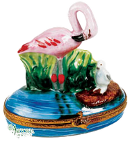 Load image into Gallery viewer, SKU# 7738 - Flamingo Pink  - in blue pond.
