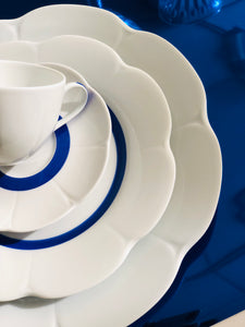 SKU# T200-NYM20447 - Platillo de té Fleur'T Bleu - Forma Nymphea